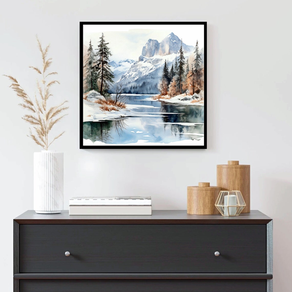 Winter Mountain Landscape - Image 4