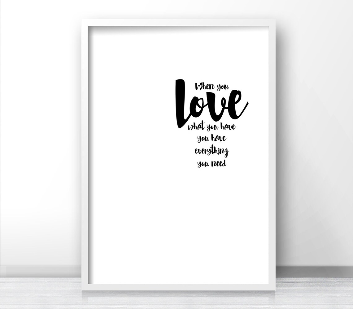 Instant Art Typography Quote Print, Minimalist - Image 4