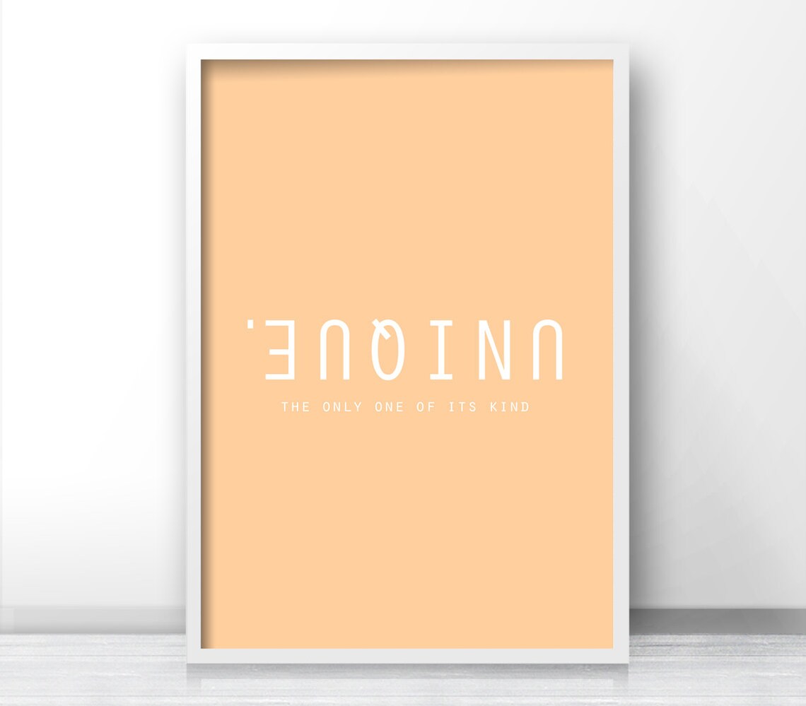 Peach Nursery Quote Typography Wall Art Print - Image 3