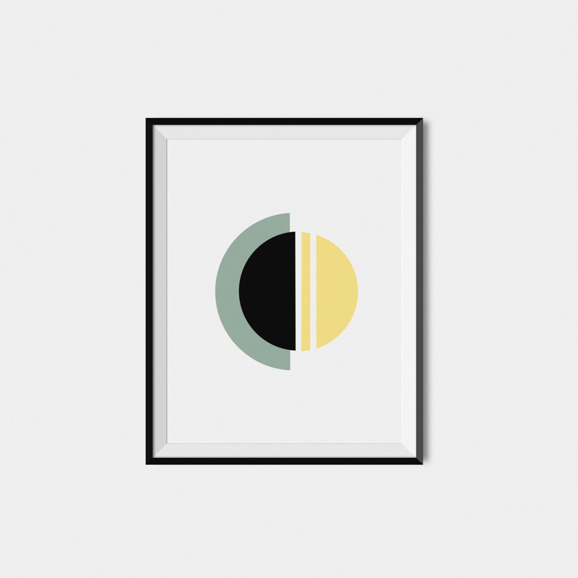 Modern Geometric Minimalist Abstract Art Print - Image 2