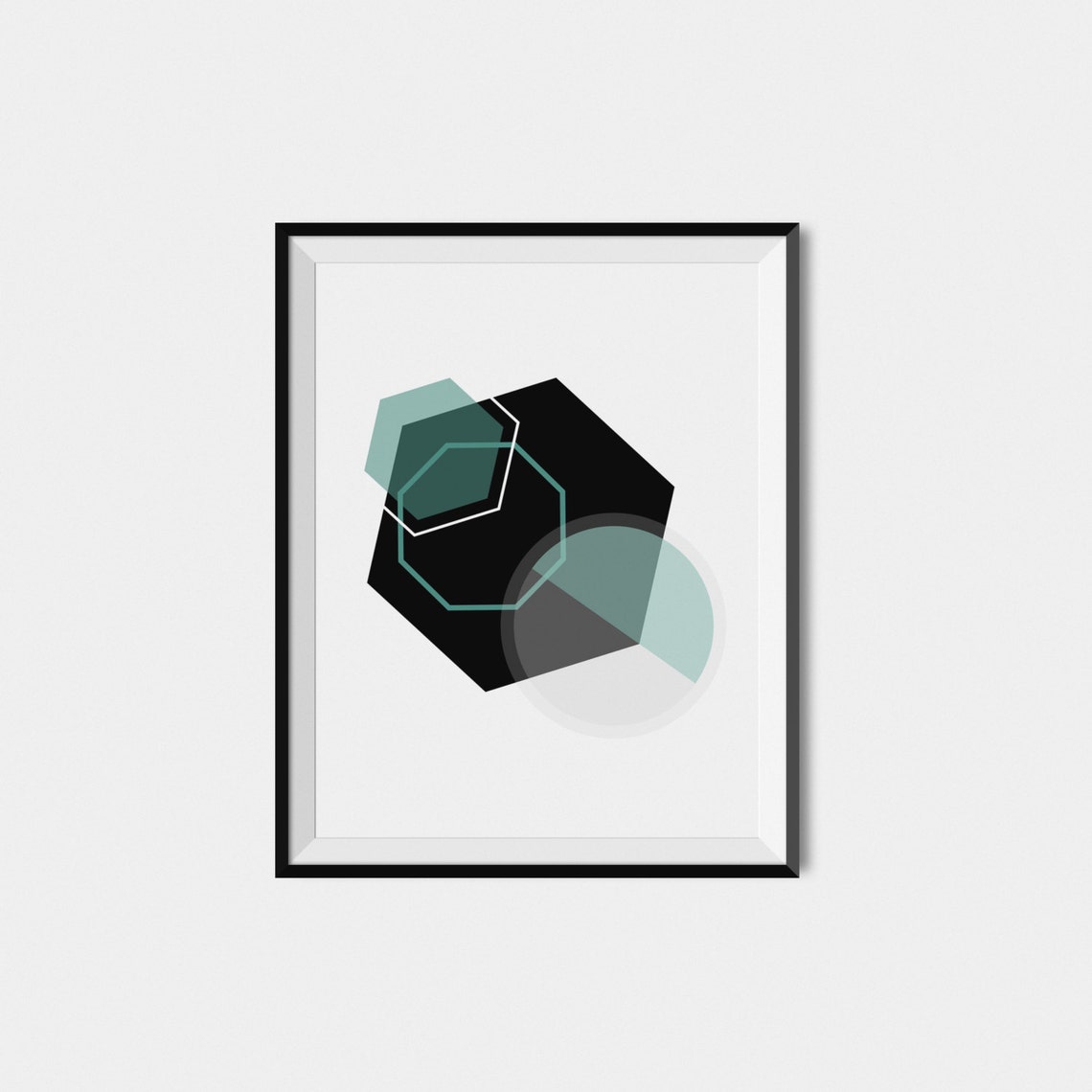Geometric Wall Art Print Instant Art Modern Art Abstract Geometric Print Art Modern Decor - Image 2