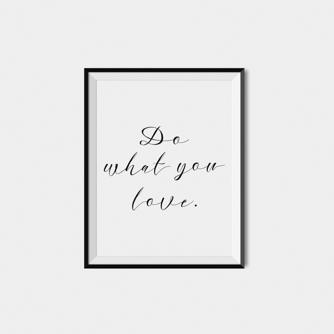 Do What You Love Quote, Inspirational Typography Art Print - Image 2
