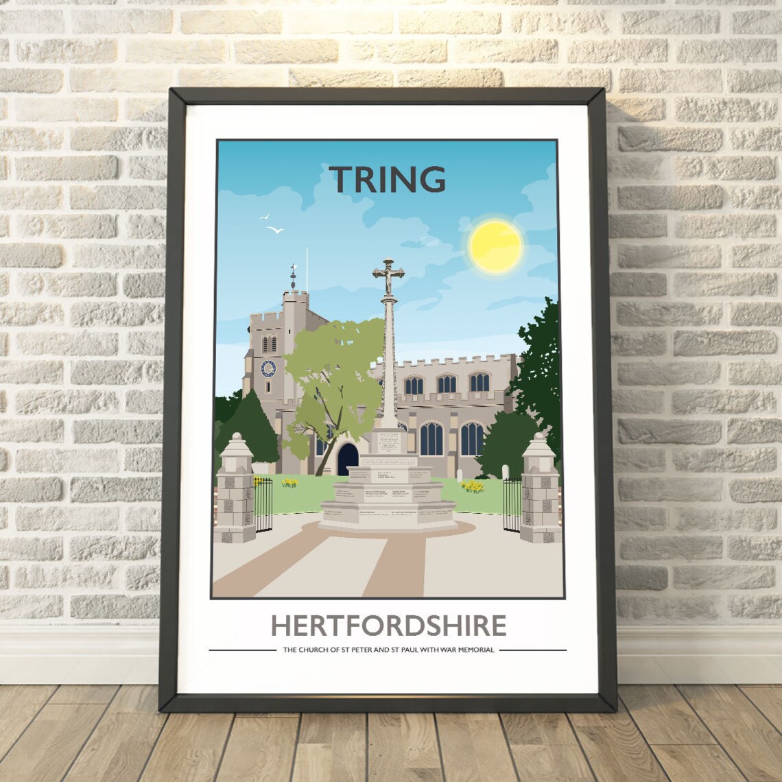 Tring Church War Memorial Hertfordshire Art Print