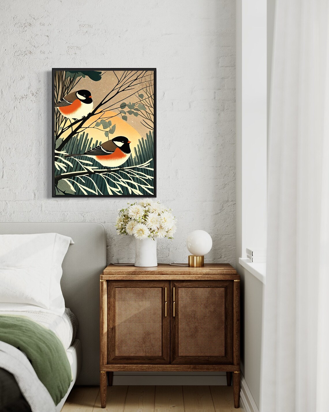 Dark Eyed Juncos Songbirds Perched On Snowy Branch Nature Poster - Image 3