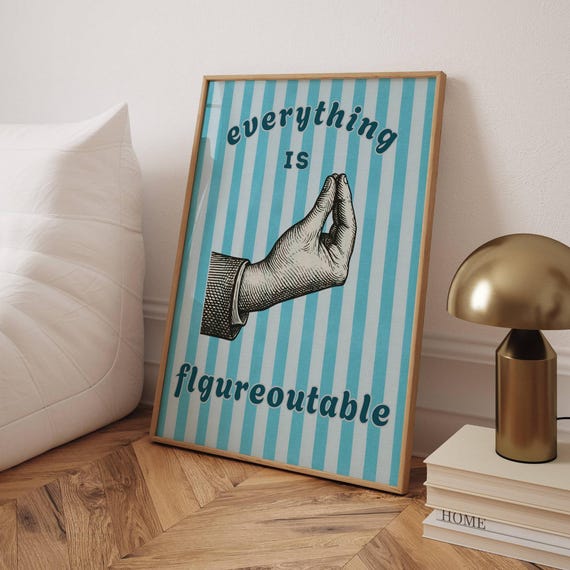 Funny Italian Hand Gesture Print Whimsical Quote Art