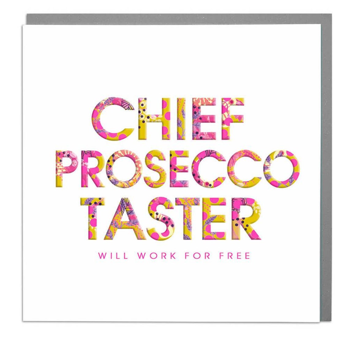 Chief Prosecco Taster - Card