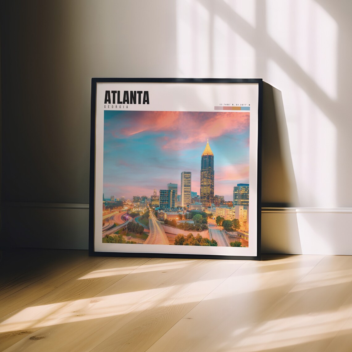 Atlanta Georgia Travel Poster, Georgia Art Print - Image 3