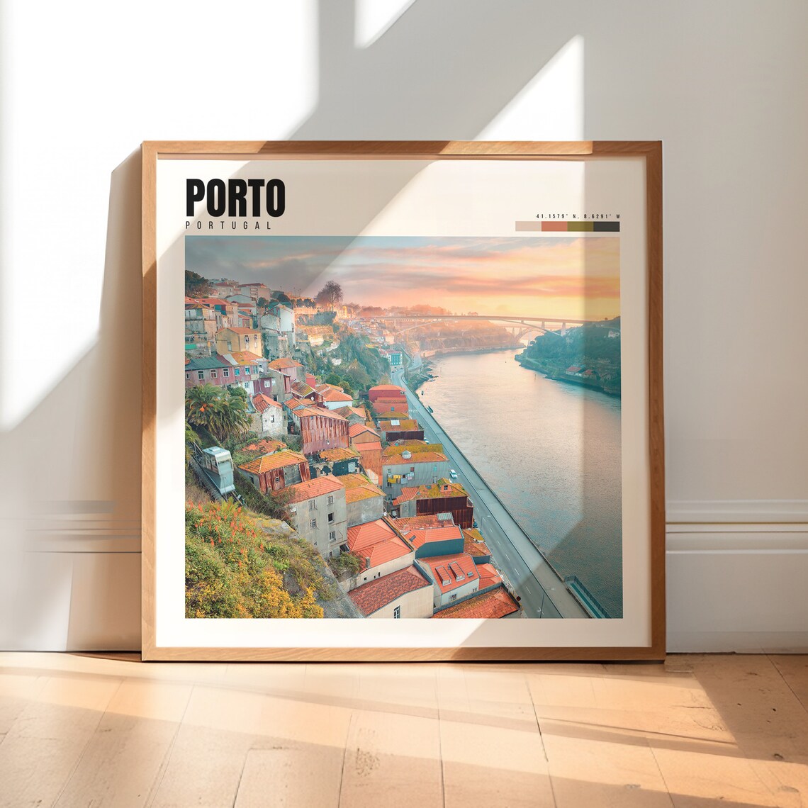 Porto, Portugal Travel Poster for Home Decor