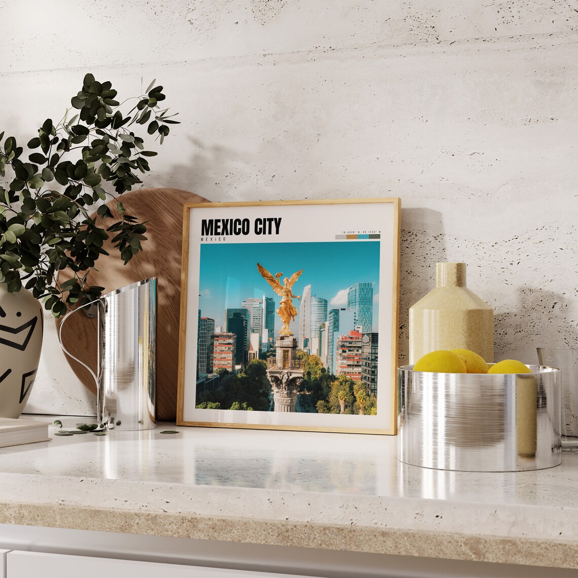 Mexico City Travel Poster, City Wall Art Print - Image 4