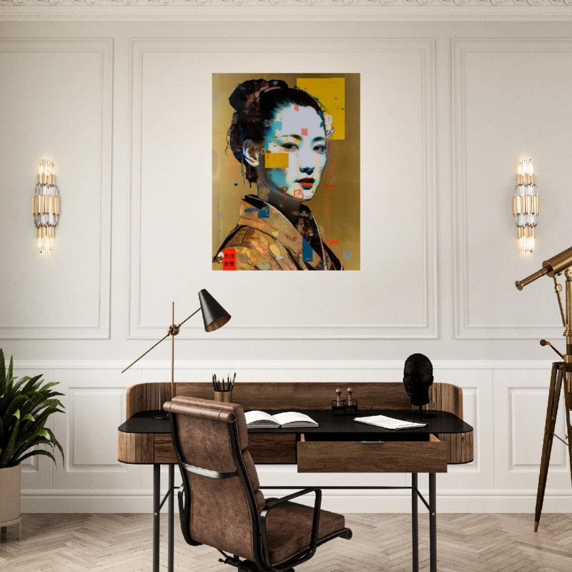 Asiatic Geisha Girl Japanese Lover Art Print - Image 7