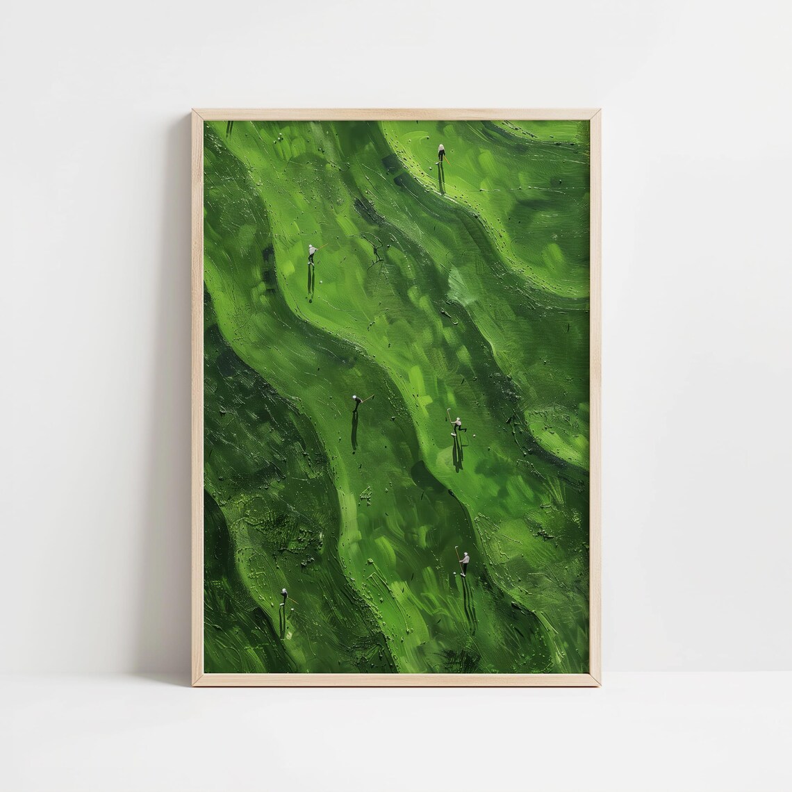 Minimalist Golf Course Art Print, Modern Golf Decor - Image 5
