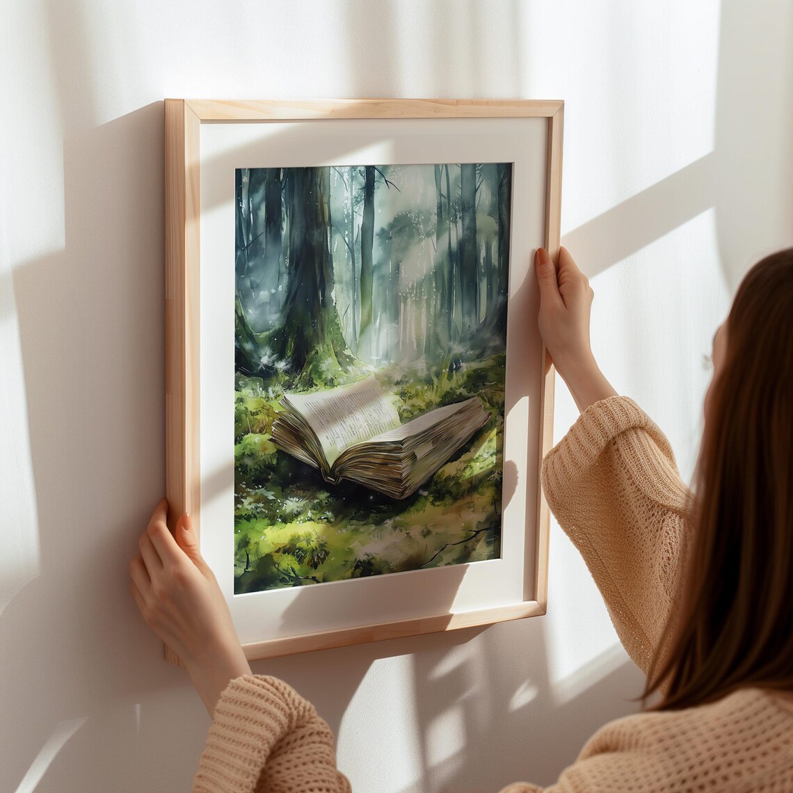 Forest Fantasy Book Art Print, Enchanted Woodland Decor - Image 6