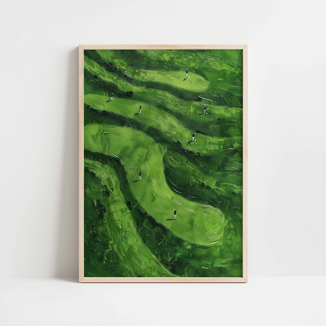 Minimalist Golf Course Art Print, Modern Golf Decor - Image 4