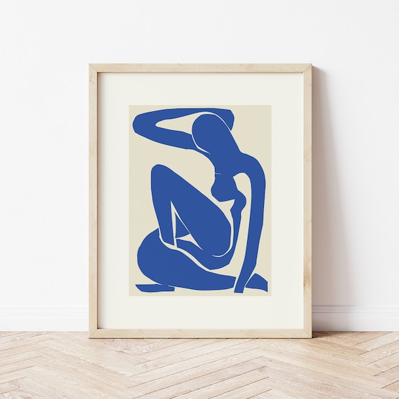 Henri Matisse Blue Nude Abstract Cut-Out Figure Fine Art Poster