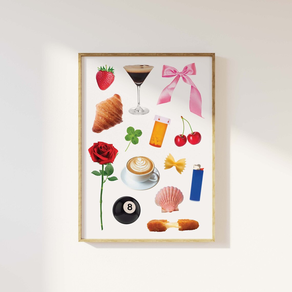 Girl Things Aesthetic Collage Art Poster for Trendy Dorm Room Decor - Image 3
