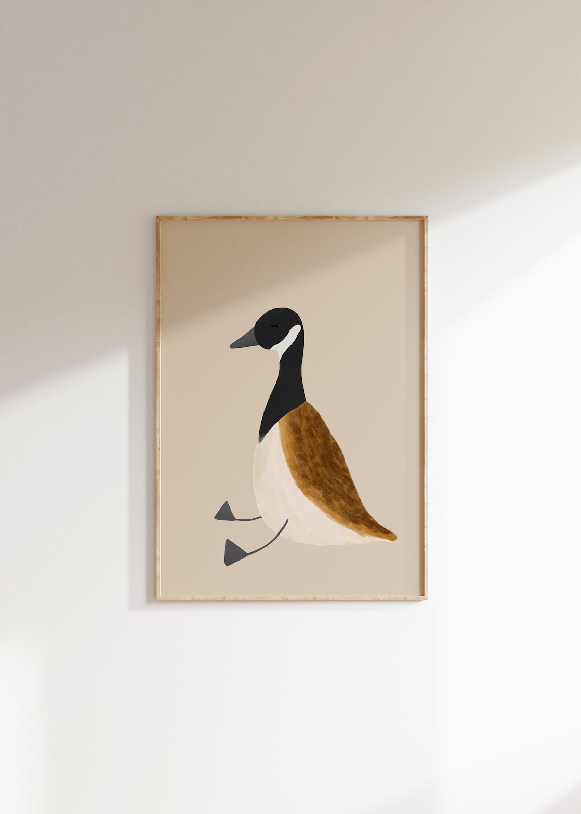 Canada Goose Silly Goose Cute Nursery Art Print