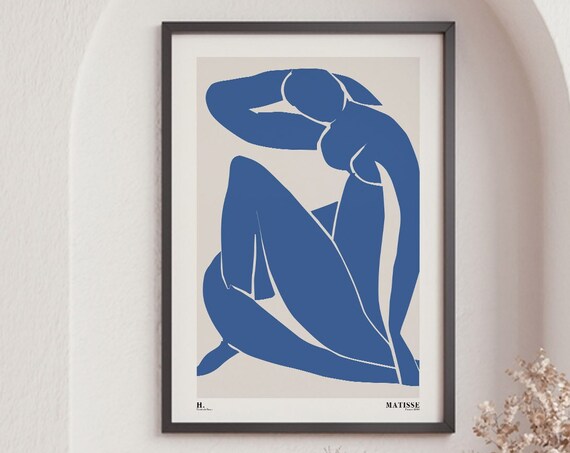 Henri Matisse Blue Nude Cut Out Figure Abstract Exhibition Poster Print