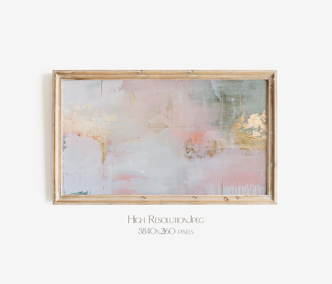 Abstract Frame Tv Art Art For Frame Tv Bright Abstract Oil Painting Bold Abstract Art 345 - Image 4