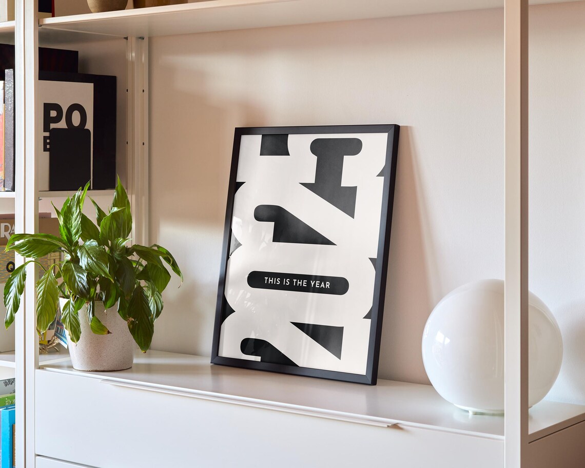 2025 New Year Motivational Typography Art Print - Image 6