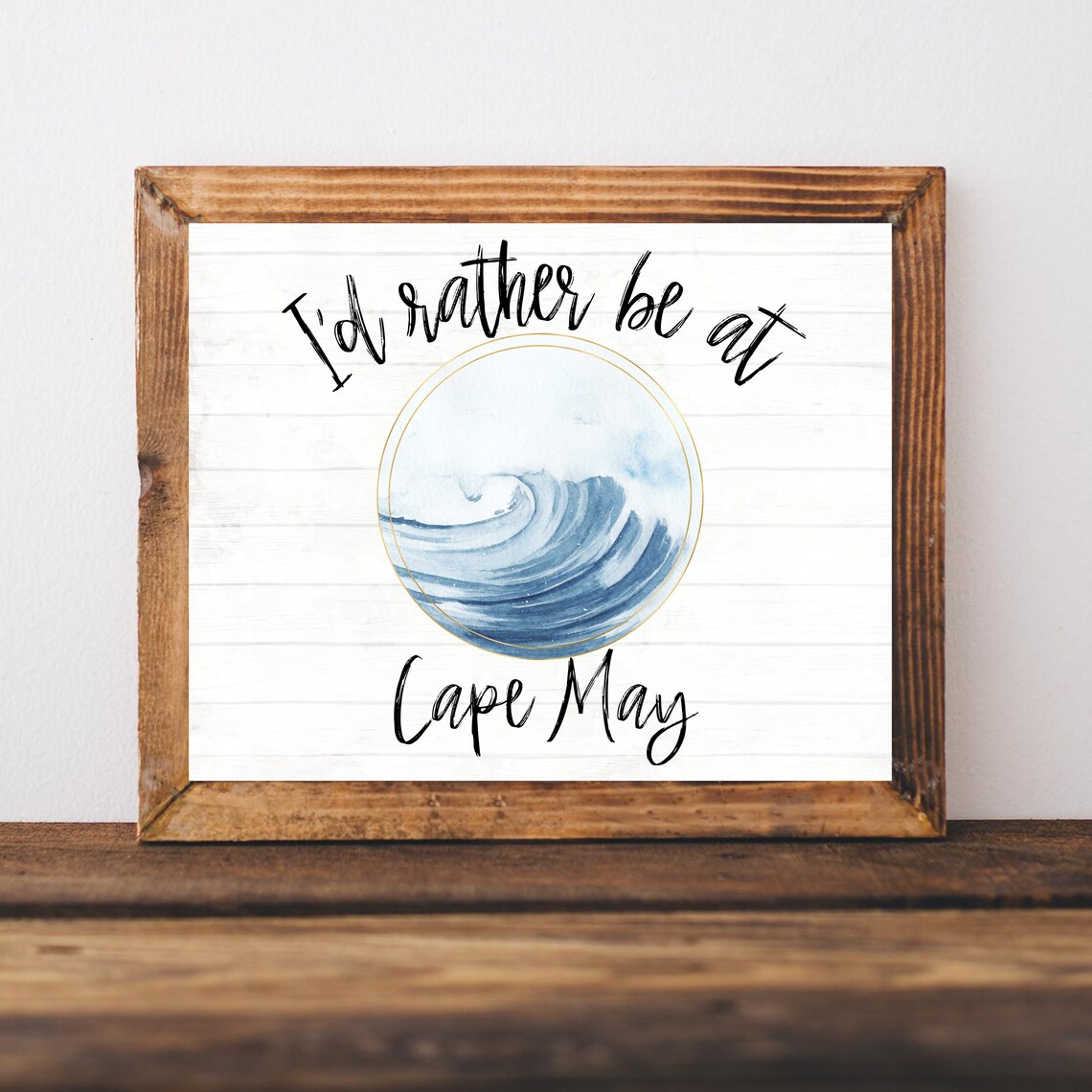 Cape May, NJ Travel Poster, New Jersey Gift