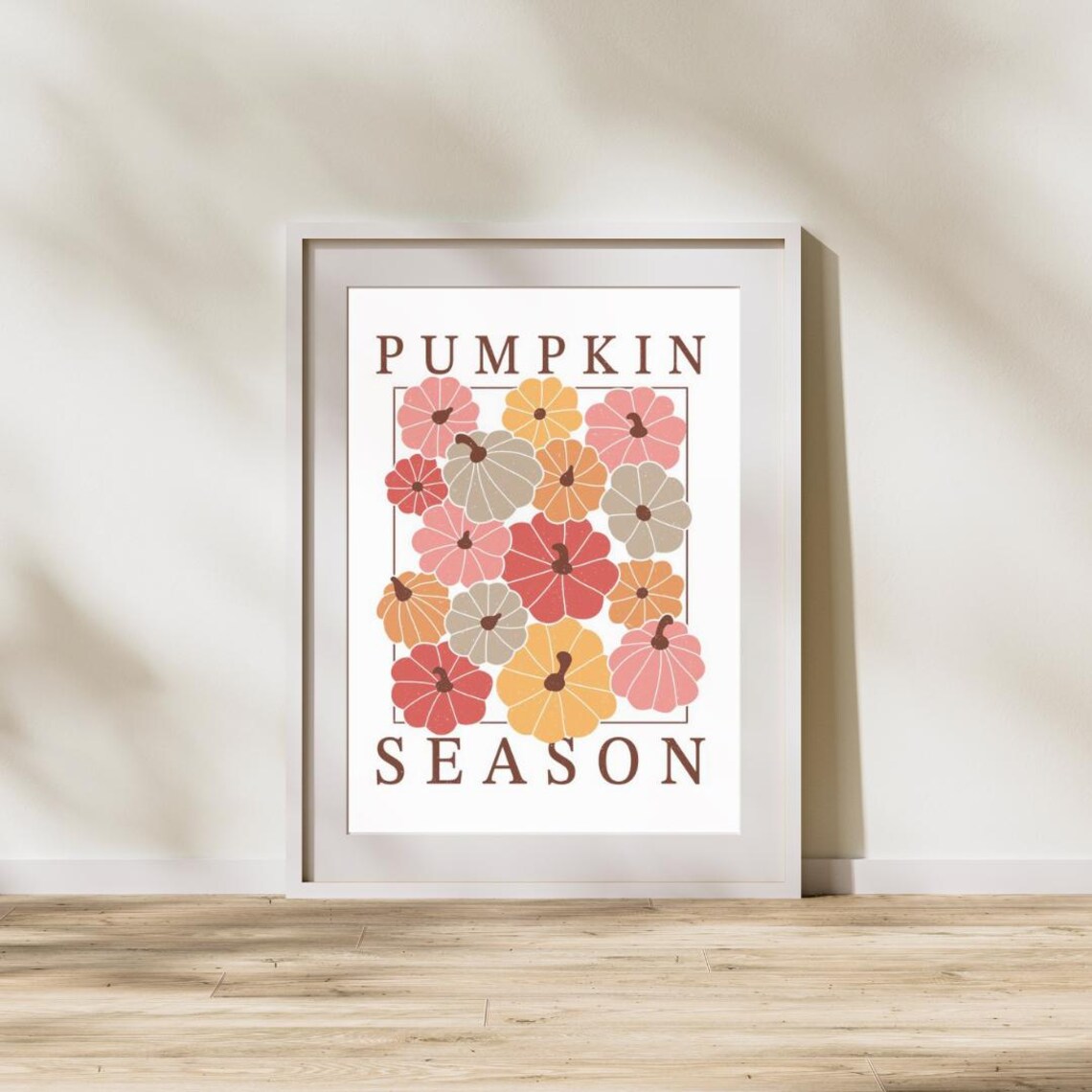 Pumpkin Season, Cozy Fall Decor Art Print