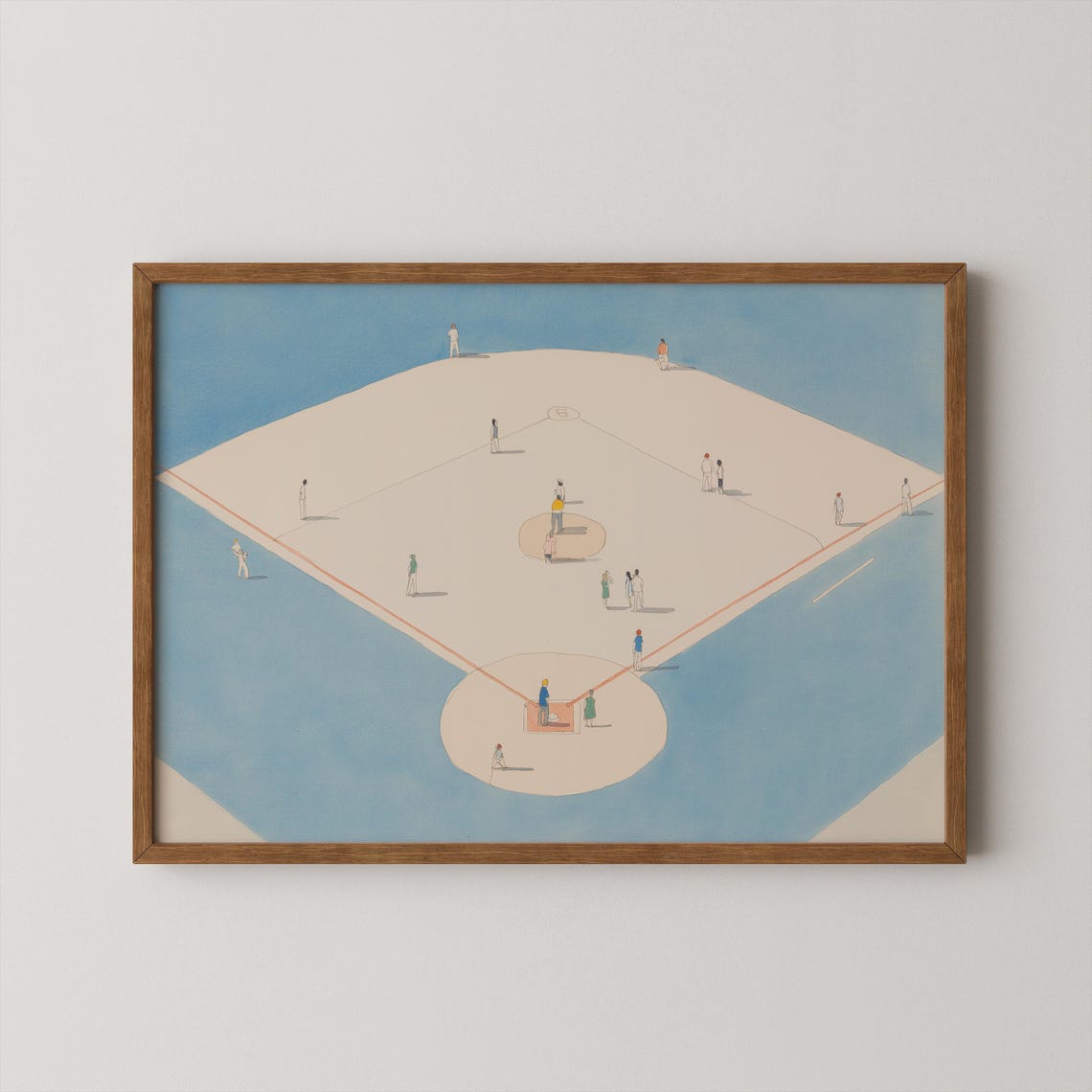 Baseball Gifts Sports Nursery Decor Minimalist Prints