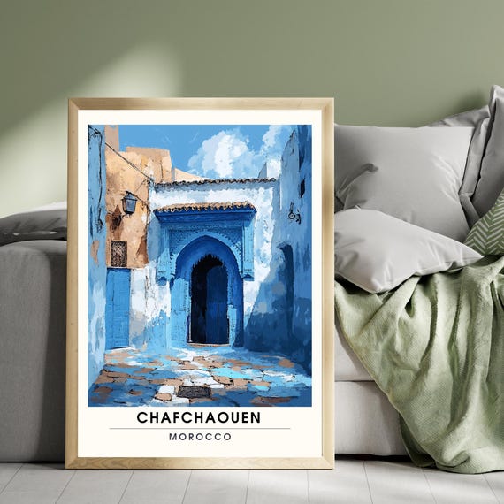 Marrakech Poster Morocco Travel Print