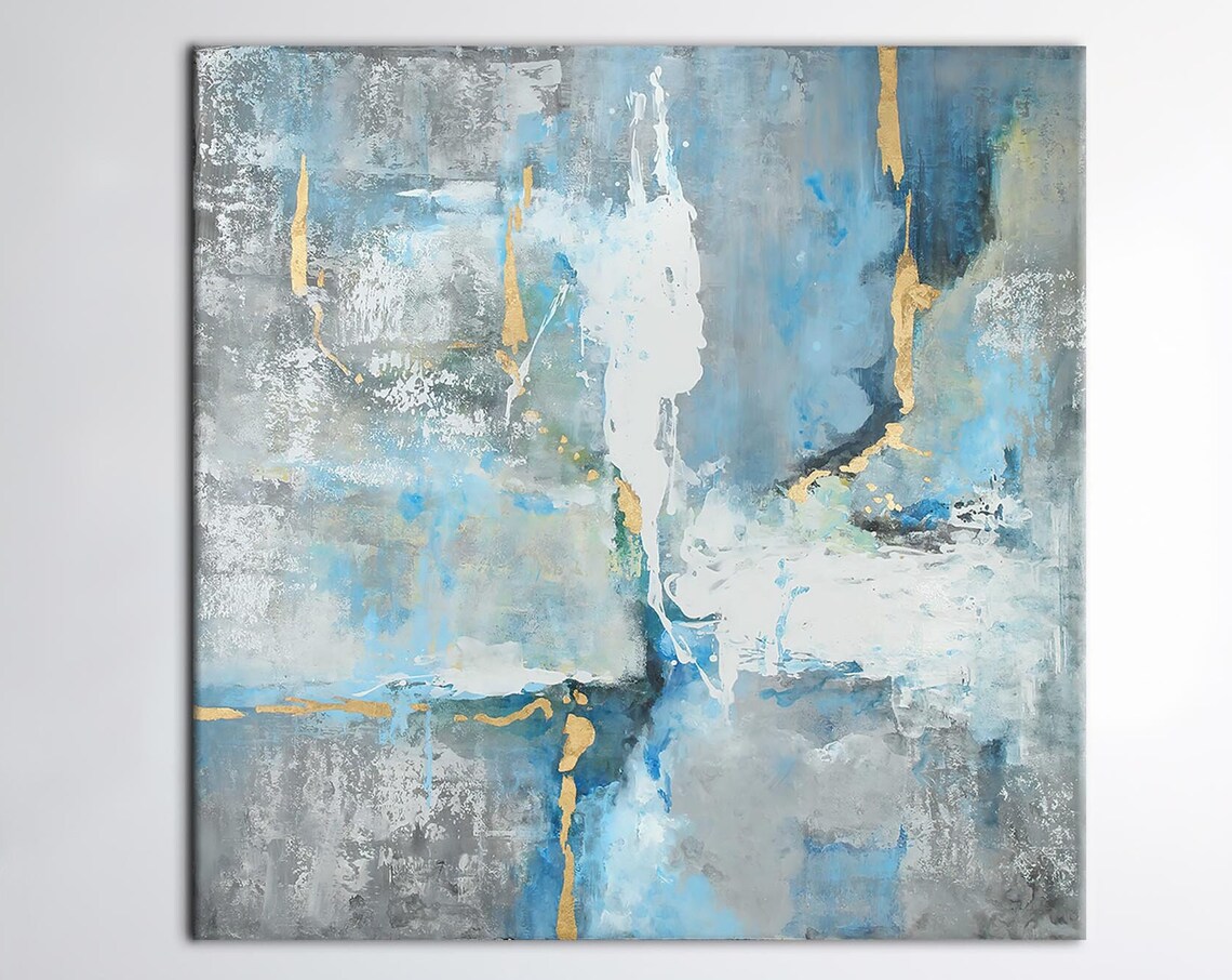 Old Plaster Effect Abstract Wall Art Poster