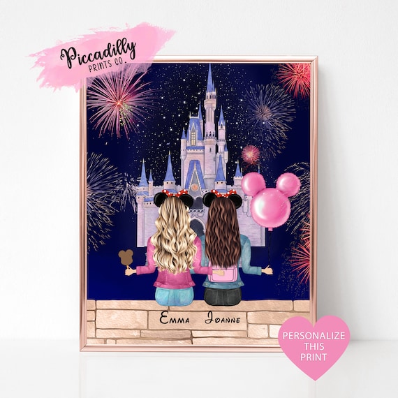 Personalised Magic World Family Portrait Poster