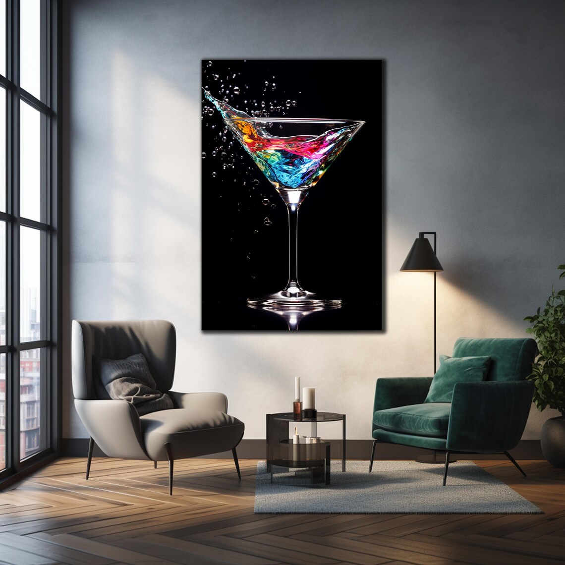 Drink Wall Art Cocktail Wall Art Tempered Glass Wall Art Custom Photo Glass Glass Printing Large Glass Wall Art Wall Hangings Food Wall Art - Image 3