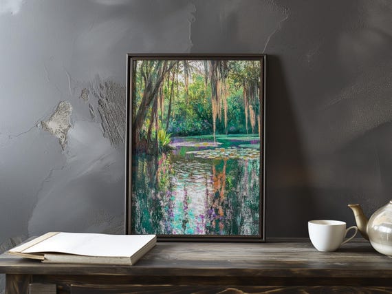 Claude Monet Poster Water Lilies Impressionist Gallery Print Lily Art Home Decor Impressionism Prints