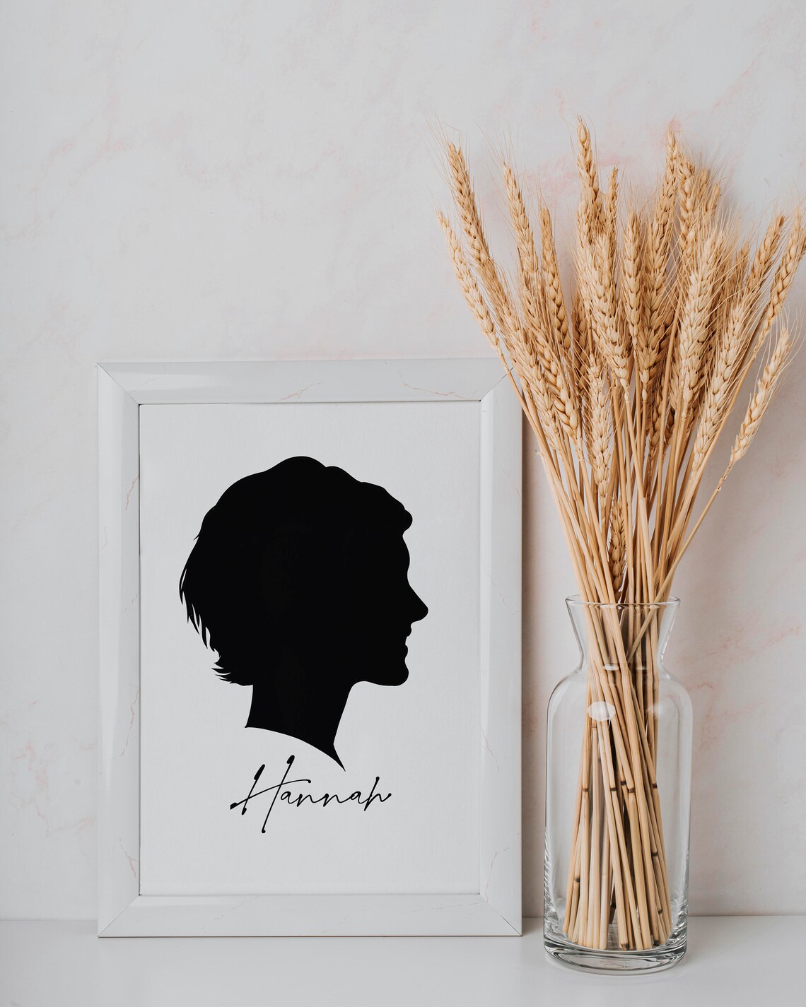 Couple Silhouette, Modern Home Decor Art Print