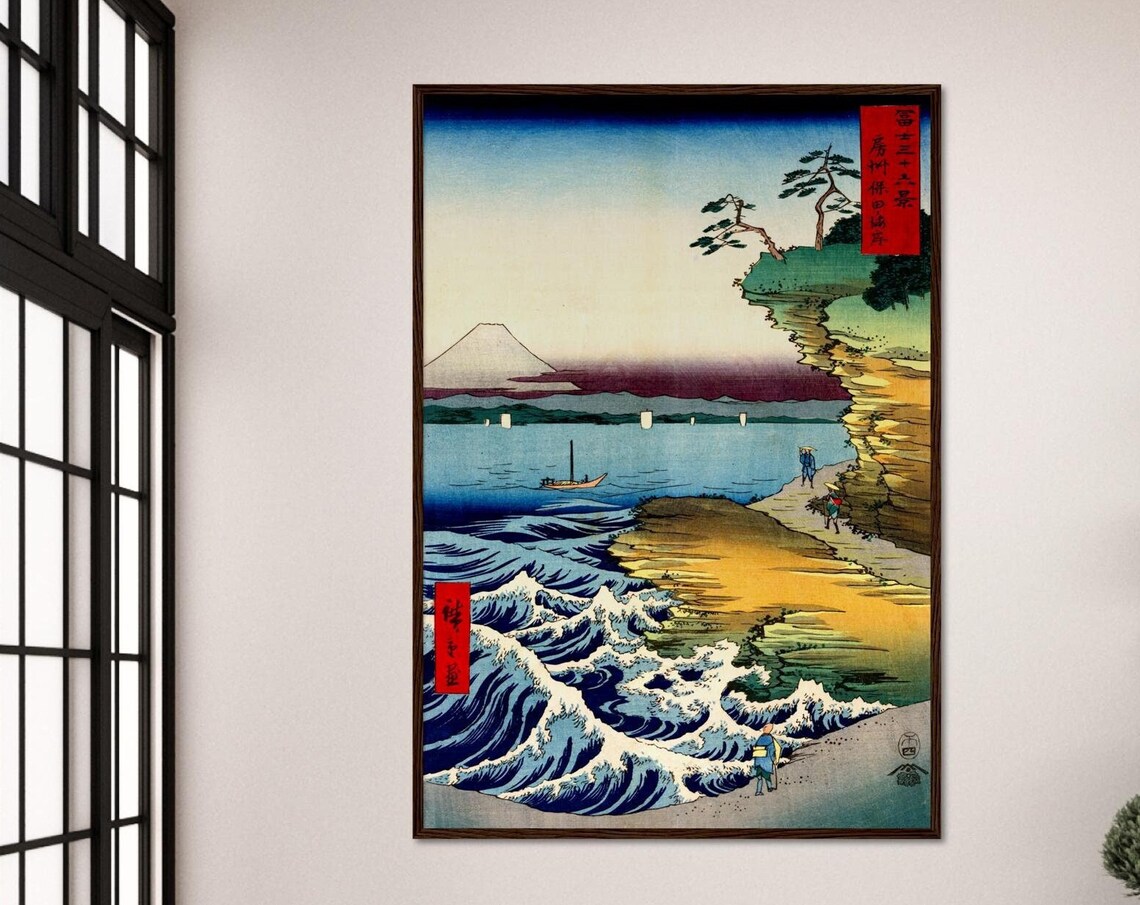 Japanese Hiroshige - Traditional Travel Poster