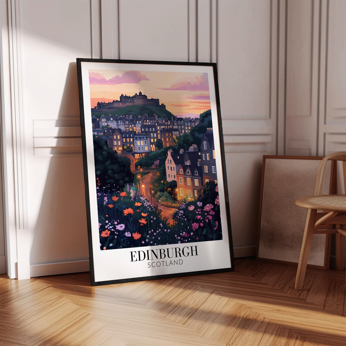 Edinburgh Scotland Travel Poster, Home Decor - Image 4