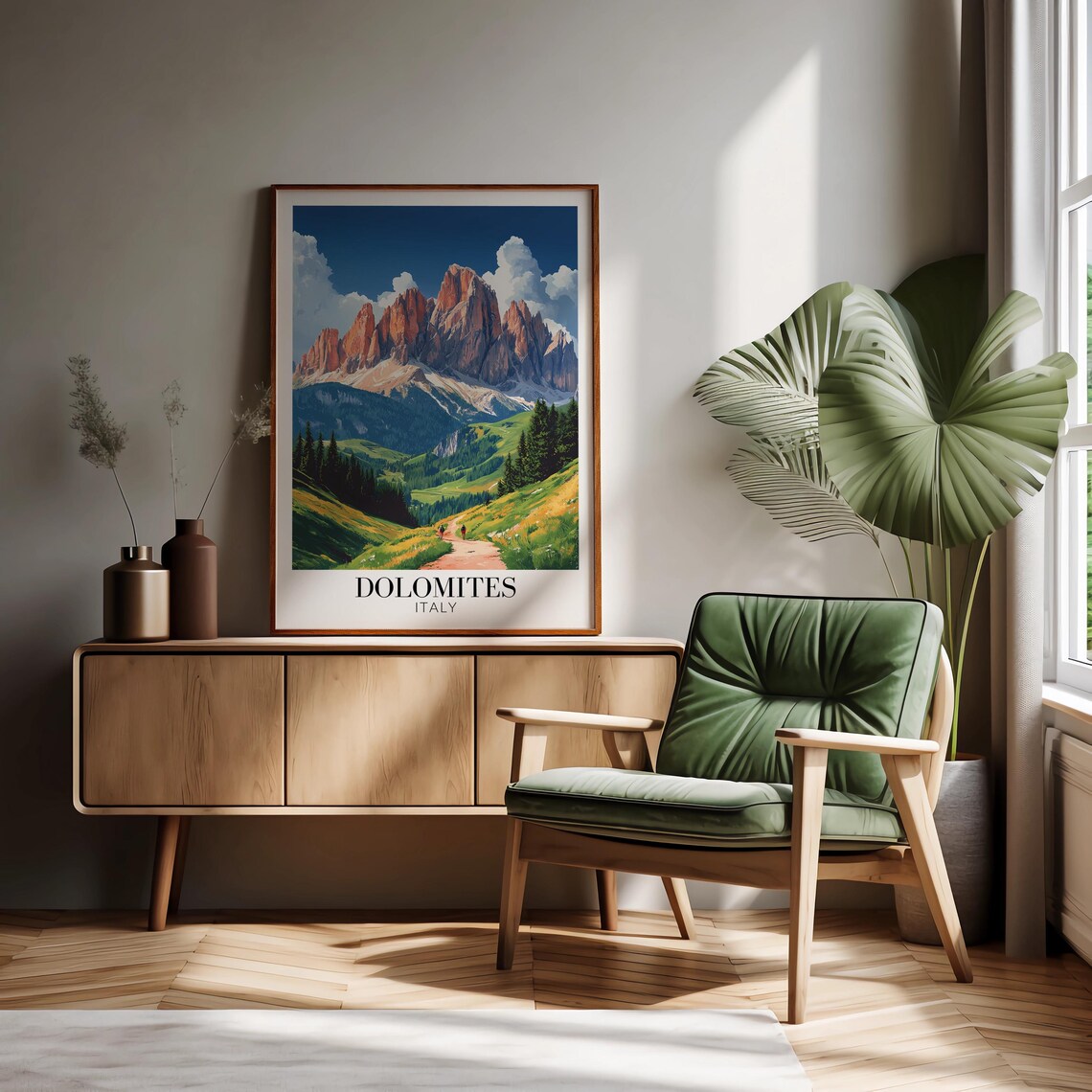 Dolomites Italy Travel Poster, Home Decoration - Image 3