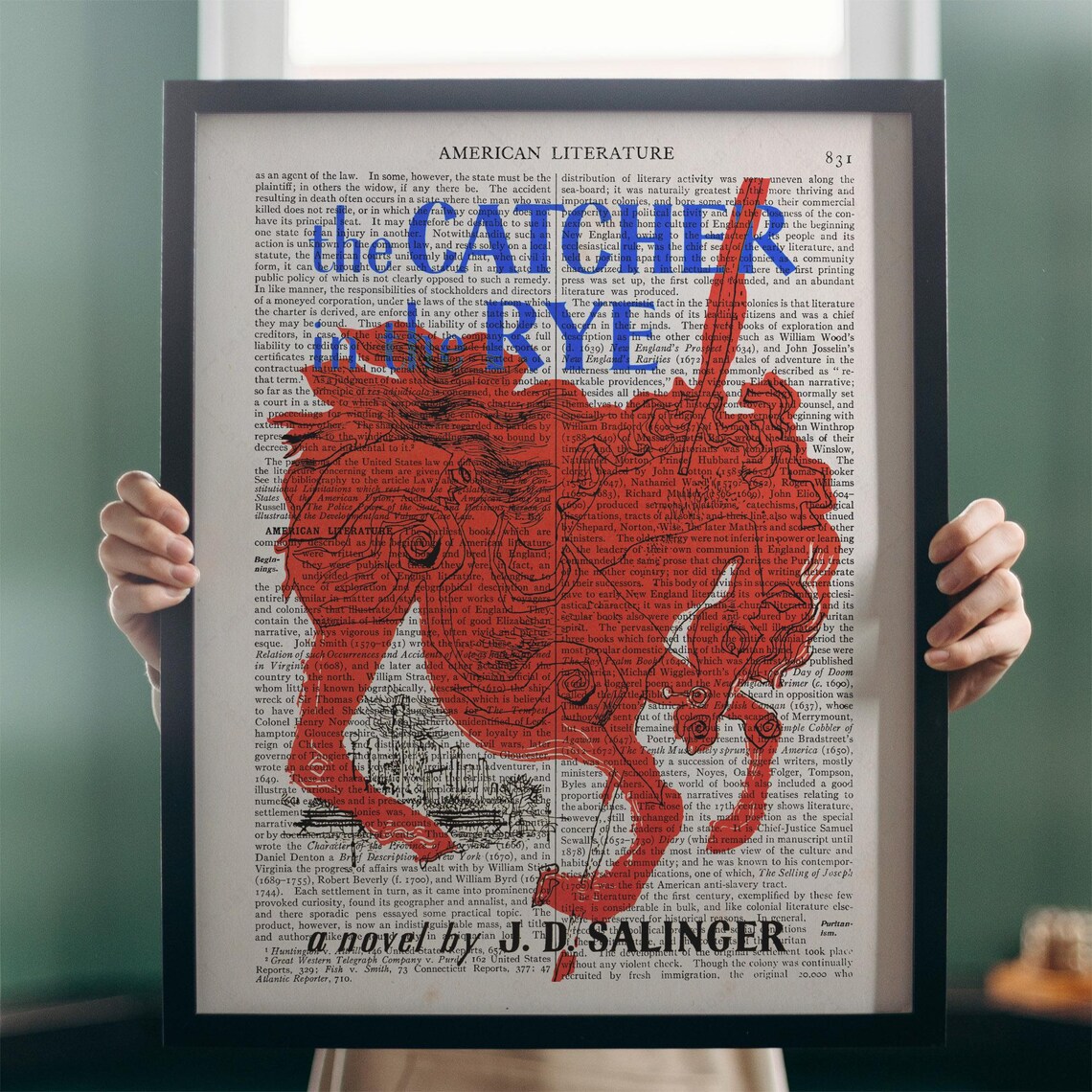 The Catcher in the Rye, J.D. Salinger Art Print - Image 3