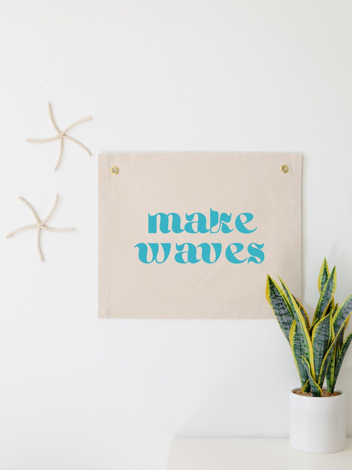 Make Waves Coastal Nursery Wall Decor Art Print - Image 3