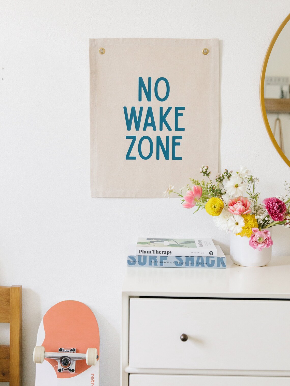 No Wake Zone Surf Nursery Decor, Beach Wall Art Print - Image 3