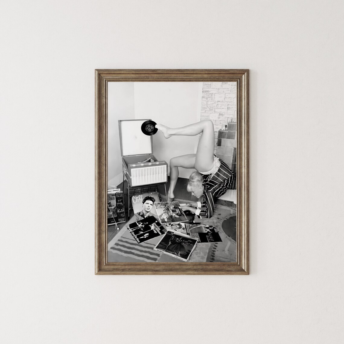 Contortionist Plays Vinyl Poster, Vintage Music Art - Image 3
