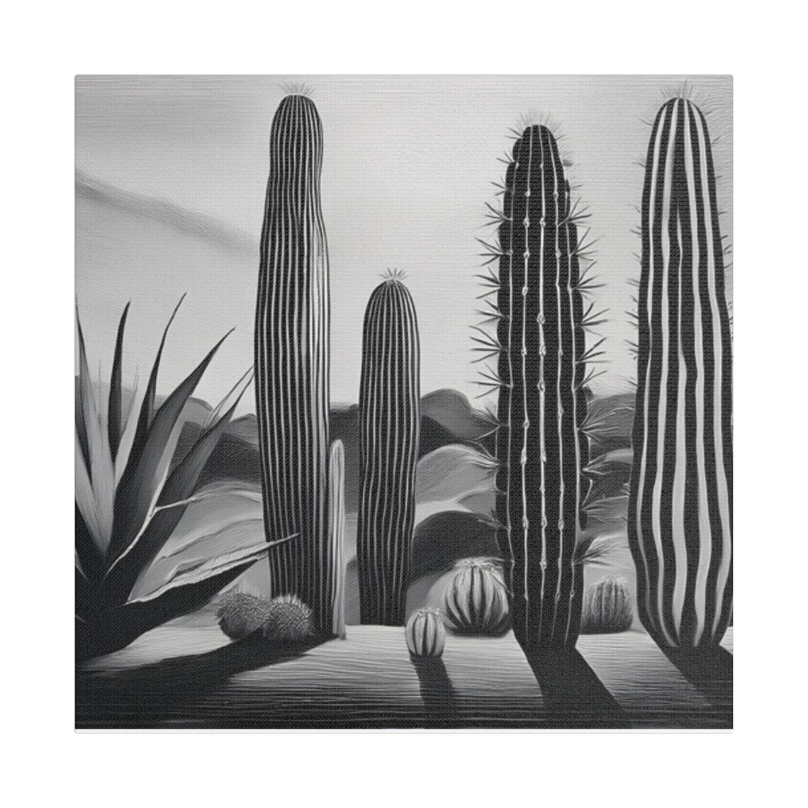 Cactus Wall Art, Modern Desert Vibe Print - Image 2