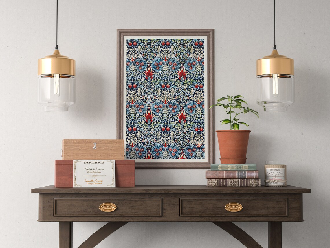 William Morris Snakeshead Pattern Art Print - Image 4