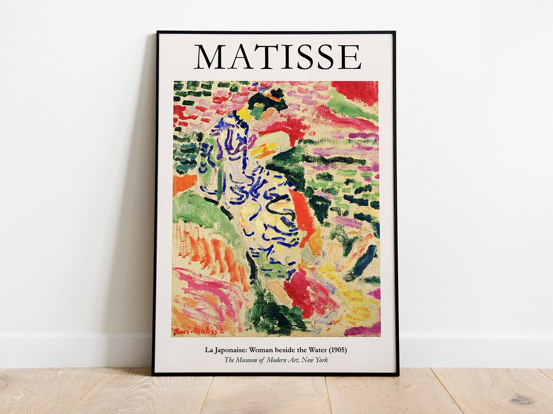 Matisse La Japonaise Art Poster, Home Decor