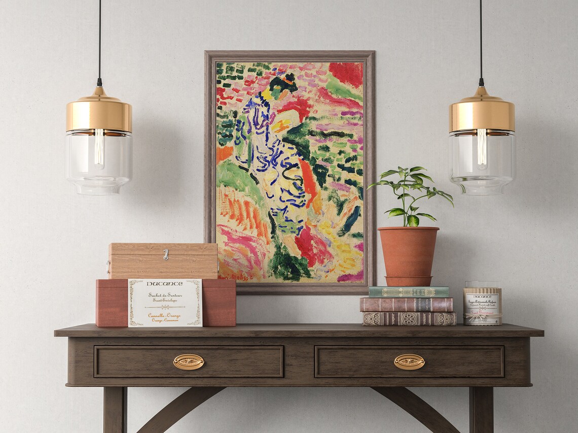 Matisse La Japonaise Vintage Exhibition Poster - Image 5