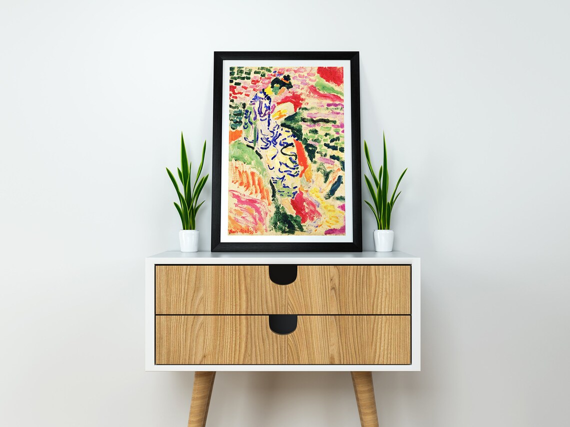 Matisse La Japonaise Vintage Exhibition Poster - Image 3