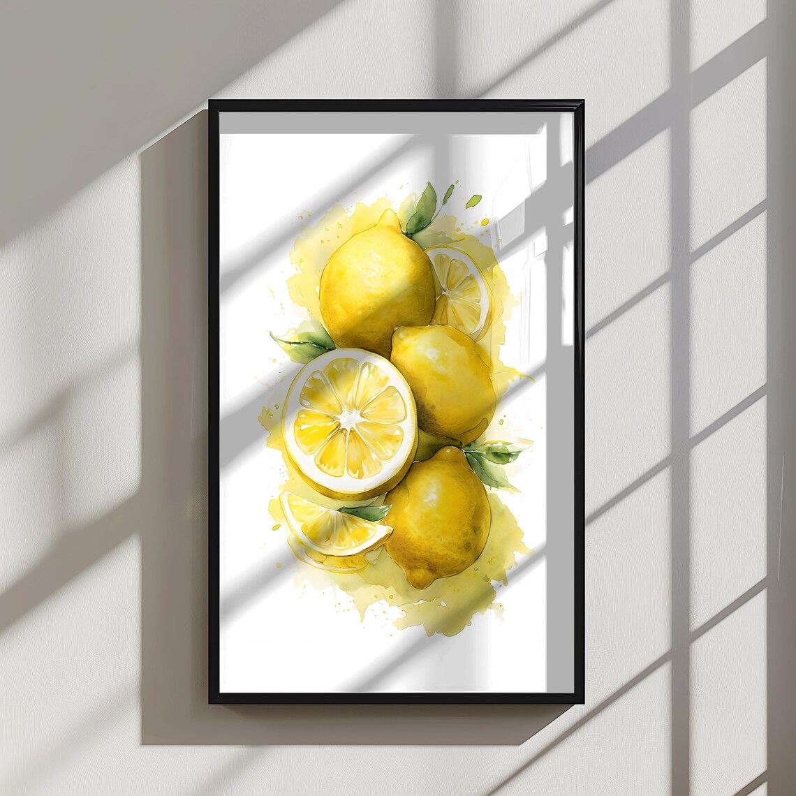 Lemon Art Print, Kitchen Dining Room Decor - Image 2