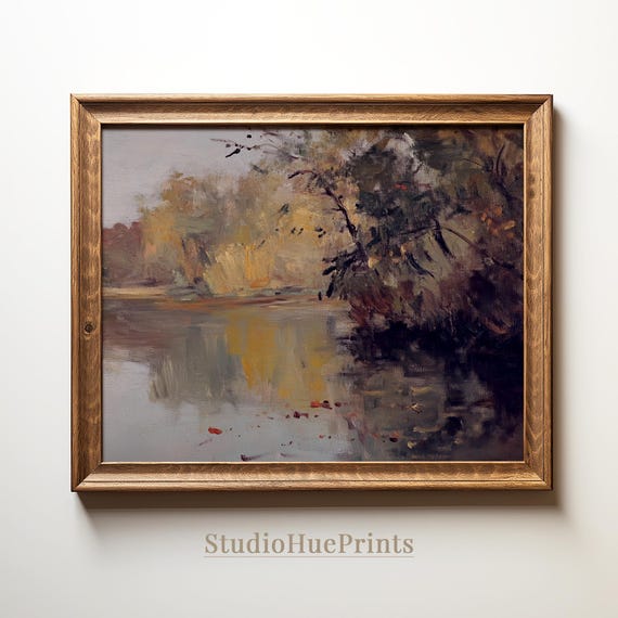 Fall Wall Art, Moody Rustic Cottagecore Decor