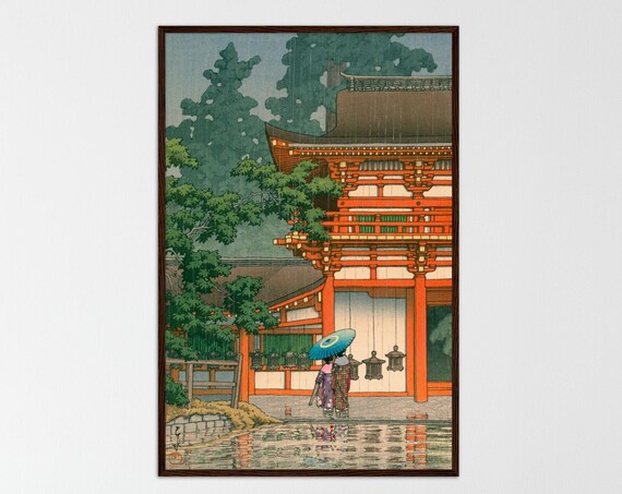 Japanese Kawase Retro Travel Poster