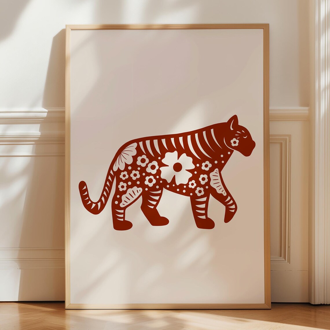 Year Of The Tiger Chinese Zodiac Art Print