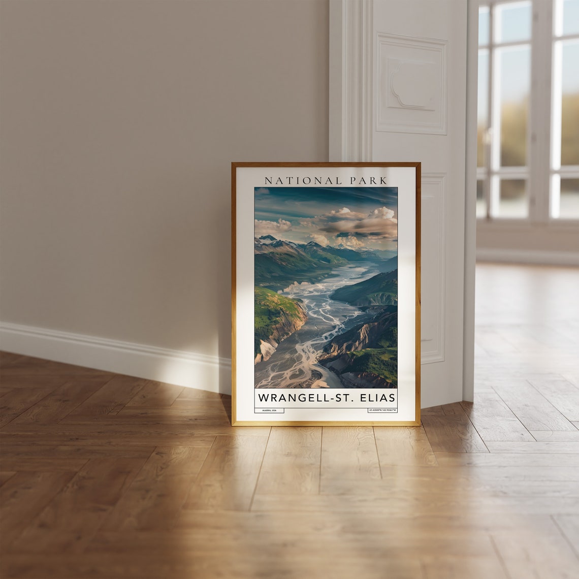 Wrangell St Elias National Park Travel Print St Elias Alaska Travel Poster St Elias Park Gift St Elias Travel Print Wrnagell St Elias - Image 3