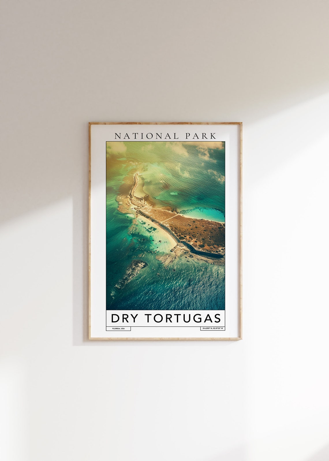 Dry Tortugas National Park Travel Print Dry Tortugas Florida Print Dry Tortugas National Park Dry Tortugas National Park Poster Wall Art